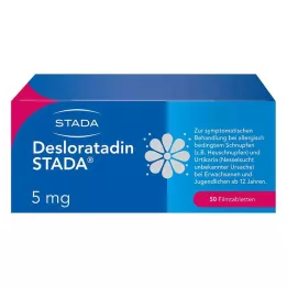 DESLORATADIN STADA 5 mg kalvopäällysteiset tabletit, 50 kpl
