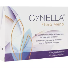 GYNELLA Flora Meno Vaginal -tabletit, 10 kpl