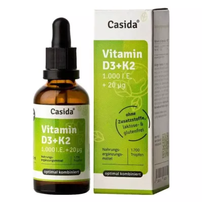 VITAMIN D3 K2 tippa, 50 ml