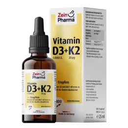 VITAMIN D3+K2 MK-7 tippaa suun kautta, suuri annos, 25 ml