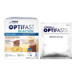 OPTIFAST Valikoima Juomat &amp; Voiteet Jauhe, 8X55 g