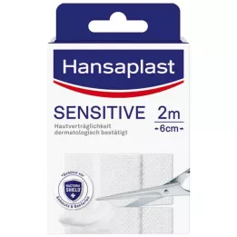 HANSAPLAST Herkkä kipsi hypoallergeeninen 6 cm x 2 m, 1 kpl