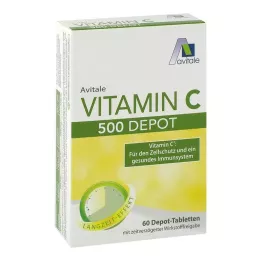 VITAMIN C 500 mg Depot-tabletit, 60 kpl