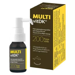 MULTIVITDK Liuos D3+K2-vitamiini, 10 ml