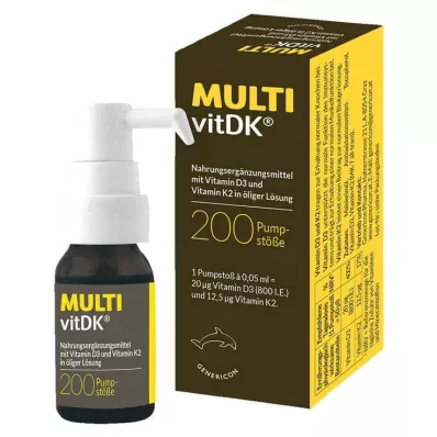 MULTIVITDK Liuos D3+K2-vitamiini, 10 ml