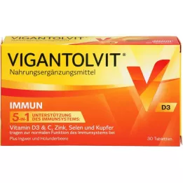 VIGANTOLVIT Immun kalvopäällysteiset tabletit, 30 kpl