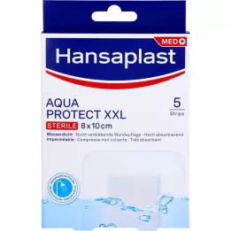 HANSAPLAST Aqua Protect Wundverbsteril 8x10 cm, 5 kpl