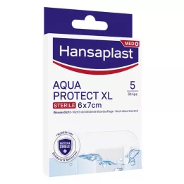 HANSAPLAST Aqua Protect haavasidos steriili 6x7 cm, 5 kpl