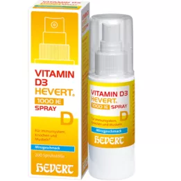 VITAMIN D3 HEVERT 1000, eli suihke, 30 ml