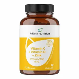 C-vitamiini + D-vitamiini + sinkki Immune System Ultra Kapselit, 120 kpl