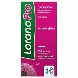 LORANOPRO 0,5 mg/ml oraaliliuos, 100 ml