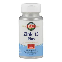 Zinc 15 Plus tabletit, 100 kpl