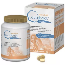 Lactobact Premium immuuni pureskeltavat tabletit, 60 kpl