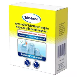 AMOROLFIN Schollmed kynsien sienen hoitosetti, 2,5 ml