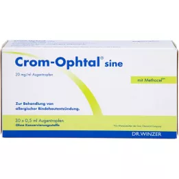 CROM-OPHTAL sine-silmätipat EDB, 30X0,5 ml