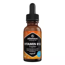 VITAMIN B12 100 µg suuriannoksiset vegaanitipat, 50 ml