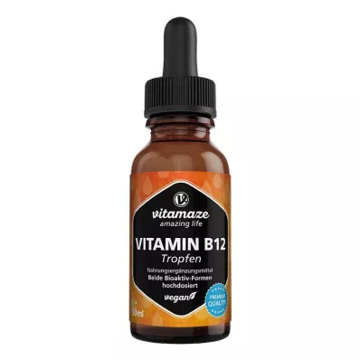 VITAMIN B12 100 µg suuriannoksiset vegaanitipat, 50 ml VITAMIN B12 100 µg suuriannoksiset vegaanitipat, 50 ml