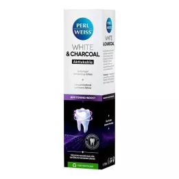 PERLWEISS Valkoinen &amp; hiili hammastahna, 75 ml