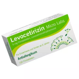 LEVOCETIRIZIN Micro Labs 5 mg kalvopäällysteiset tabletit, 100 kpl