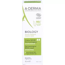 A-DERMA Biologian kerma runsaasti dermatologisesti, 40 ml