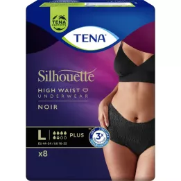 TENA SILHOUETTE plus l noir, 8 kpl