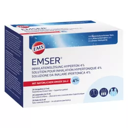 EMSER Inhalaatioliuos, hypertoninen 4%, 20X5 ml