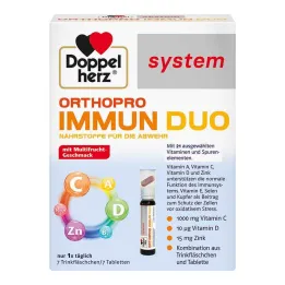 Doppelherz Orthopro Immun Duo -järjestelmän juomaampullit, 7 kpl