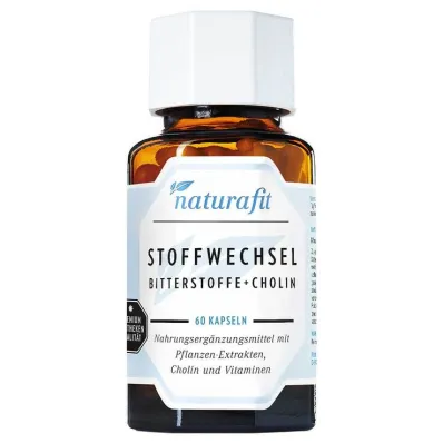 Naturafit Metabolism Bitter Substances + Koliinikapselit, 60 kpl
