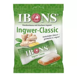 IBONS Ginger Classic pussi purukarkkeja, 92 g