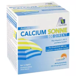CALCIUM SONNE 500 suoraa annospuikkoa, 60 kpl