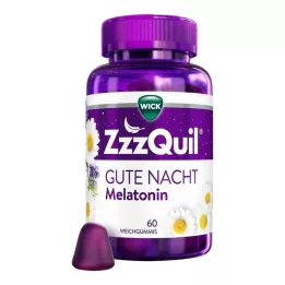 WICK ZzzQuil Good Night pehmeät kumit, 60 kpl