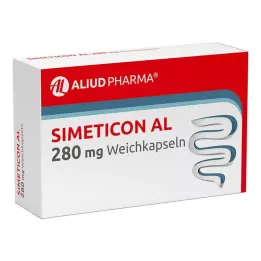 SIMETICON AL 280 mg pehmeät kapselit, 32 kpl