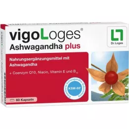 VIGOLOGES Ashwagandha Plus Capsules, 60 kpl