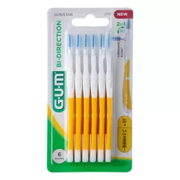 GUM Bi-Direction Interdentalb.1,4 mm keltainen, 6 kpl