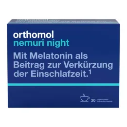 Orthomol nemuri -yöjauhe, 30 x 10 g