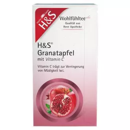 H&amp;S Granaattiomena C-vitamiinisuodatinpussilla, 20X2 g