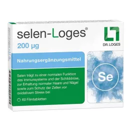 SELEN-LOGES 200 µg kalvopäällysteiset tabletit, 60 kpl