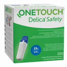 ONE TOUCH Delica Safety kertakäyttöinen lansettilaite 23 G, 200 kpl