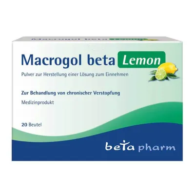 Macrogol beta sitruunajauhe, 20 kpl Macrogol beta sitruunajauhe, 20 kpl
