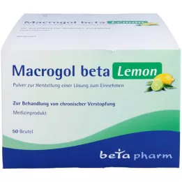 MACROGOL beta Lemon Plv.z.Her.e.Lsg.z.Ingest, 50 kpl