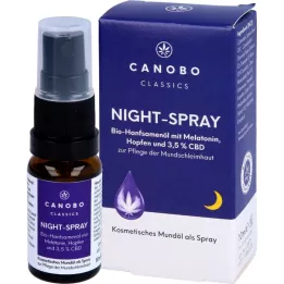 Canobo Night Spray 3,5% Bio CBD humalat ja melatoniini, 10 ml
