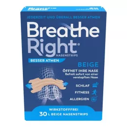 BESSER Atmen Breathe Right nenätulppa iso beige, 30 kpl