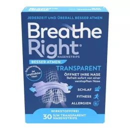 BESSER Atmen Breathe Right nenätulppa normaali läpinäkyvä, 30 kpl