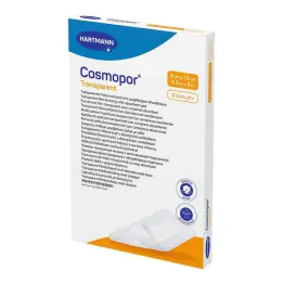 Cosmopor läpinäkyvä kalvosidos 9x15 cm steriili, 5 kpl