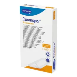 Cosmopor läpinäkyvä kalvosidos 10x20 cm steriili, 5 kpl