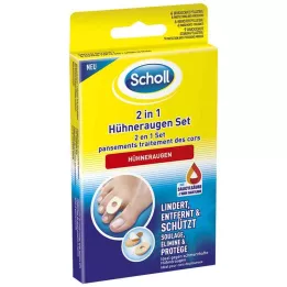 SCHOLL 2in1 Corns -sarja, 1 P