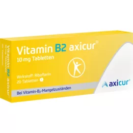 VITAMIN B2 AXICUR 10 mg tabletit, 20 kpl