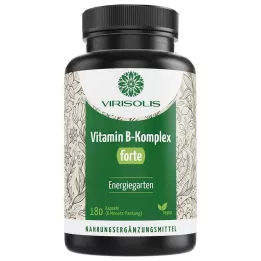 VIRISOLIS B-vitamiinikompleksi FORTE 6 kuukauden vegaanikapselit, 180 kpl