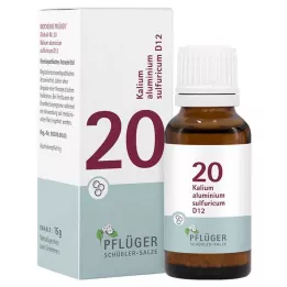 BIOCHEMIE Pflüger 20 kaliumalumiini.rikki.D 12 Gl., 15 g