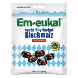 EM EUKAL aecht Bavarian Blockmalz Malt Candy, 100 g